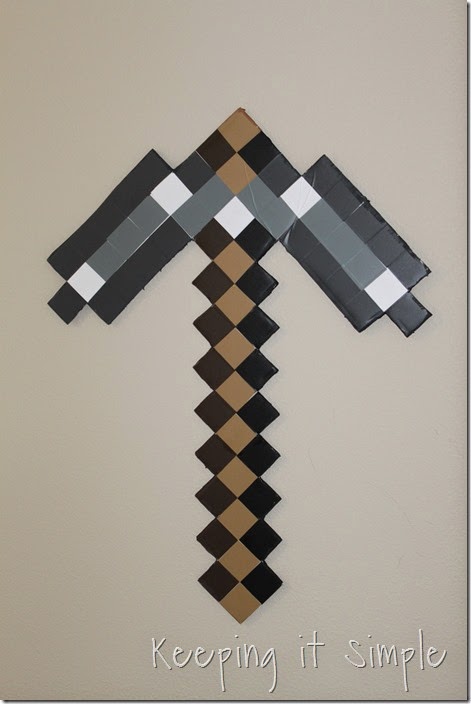DIY-Foam-Minecraft-Pickaxe-and-Sword (12)