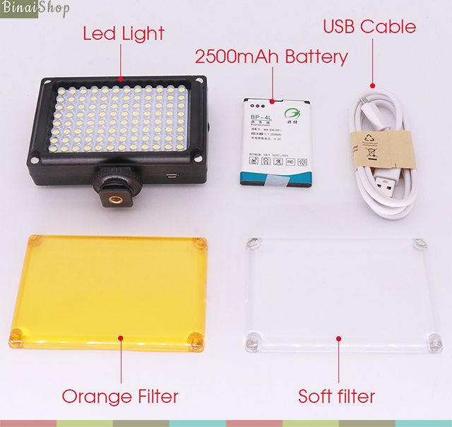 Đèn led mini cho điện thoại Ulanzi FT-96