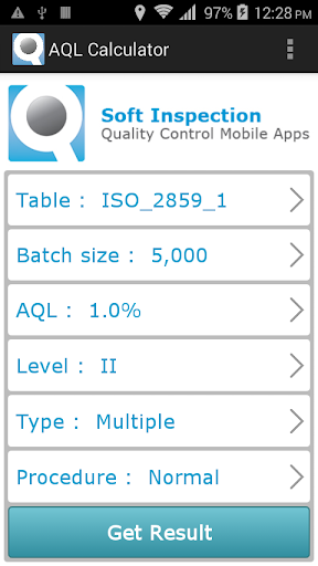 AQL Calculator