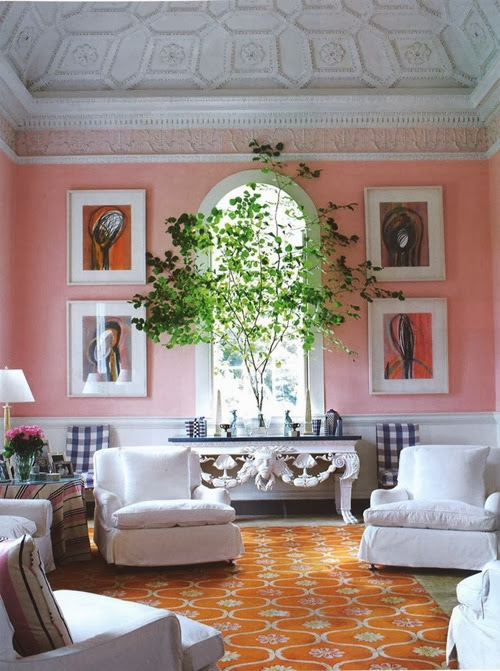 pink sitting room