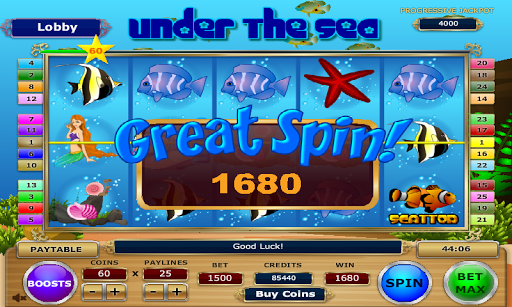 【免費紙牌App】Under The Sea Slots-APP點子