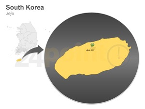 south-korea-jeju-powerpoint-map