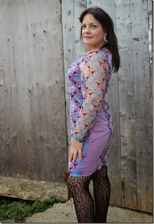 purple lace dress 072