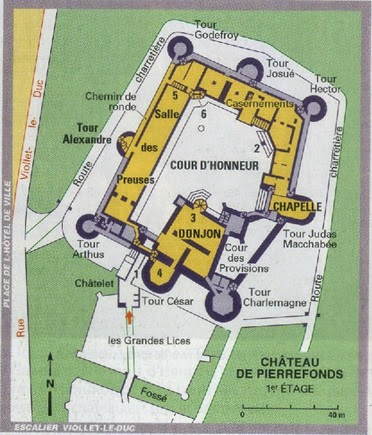 plan château de Pierrefonds