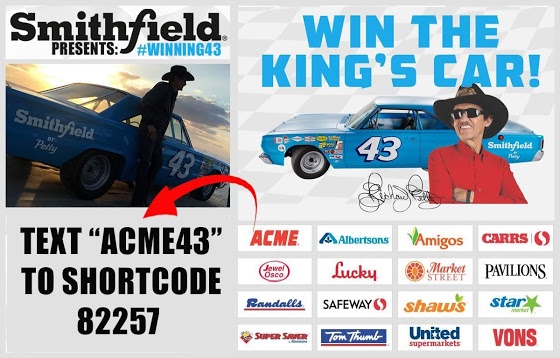 Shop at ACME Markets You could WIN TheKings Car in Winning43 pesented
