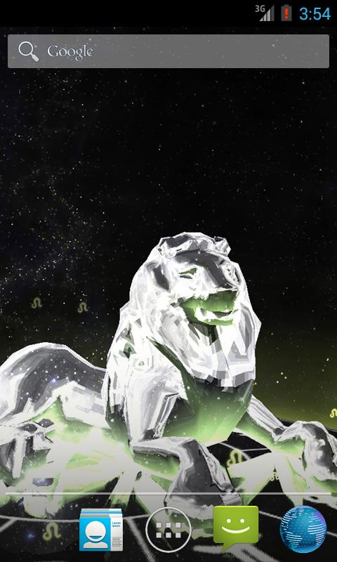 Zodiac 3D Live Wallpaper Screen 3