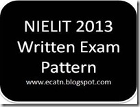 nielit 2013 exam