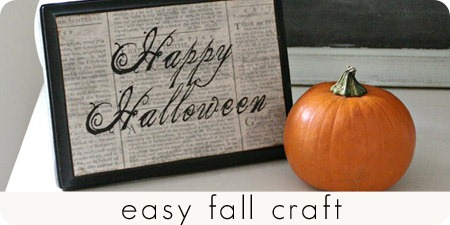 easy fall craft