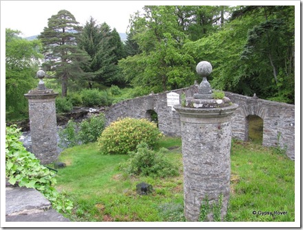 Clan Macnab burial grounds in Killin.
