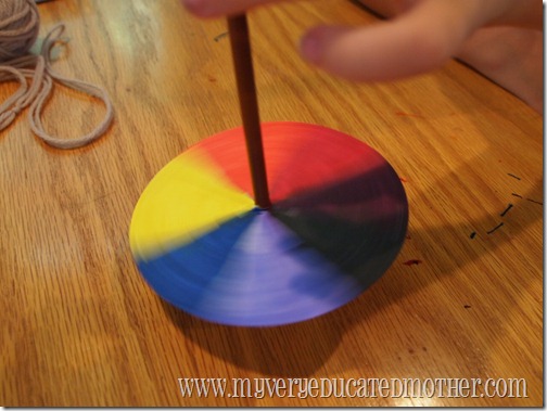 www.myveryeducatedmother.com Spinning Color Wheels
