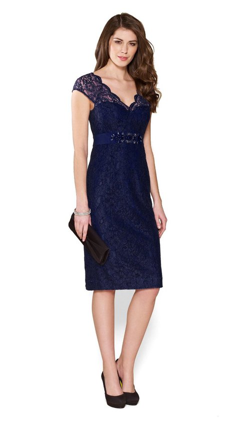 Blue lace monsoon dress Clearance