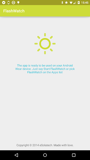 FlashWatch for Android Wear