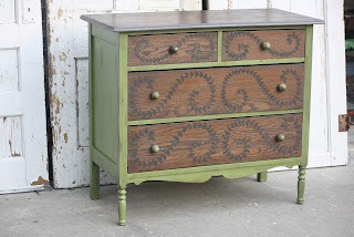 green dresser