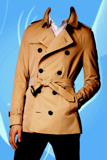 Man Trench Coat Suit Editor