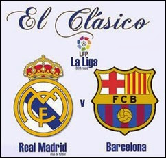 Real Madrid y Barcelona en el Clásico de España