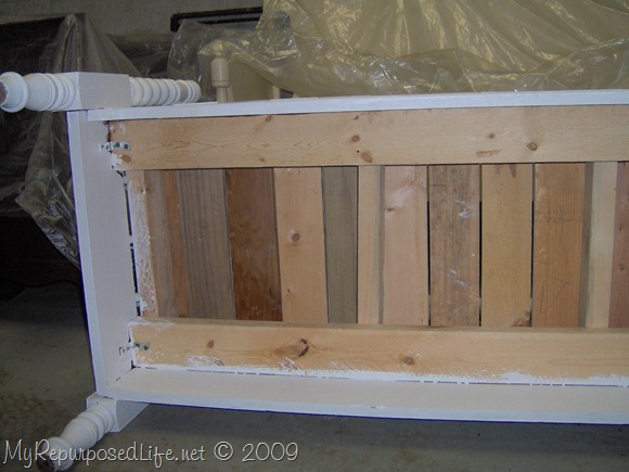 how to build a headboard bench