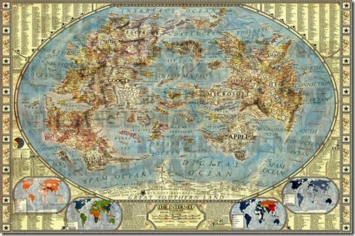 Mapa Mundi del internet