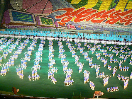 Spectacol omagial Coreea de Nord: Arirang Pyongyang