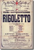 Affiche de l'opéra "Rigoletto"