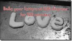 bake love letters