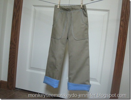 handmade flannel lined pants size 3T long (8)