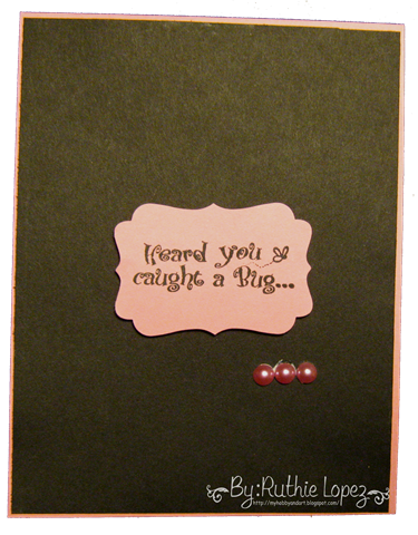 Kleenex Card Tutorial - Get well card - Inky Impressions - Ruthie Lopez DT 5