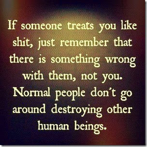 normal people dont destroy others