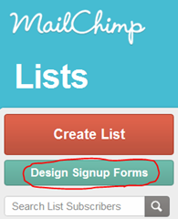design signup forms