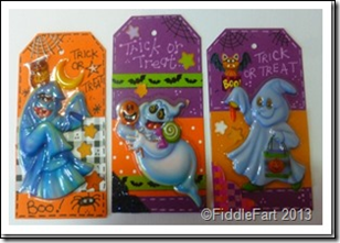 Halloween Trick or Treat Bags with tags. 4
