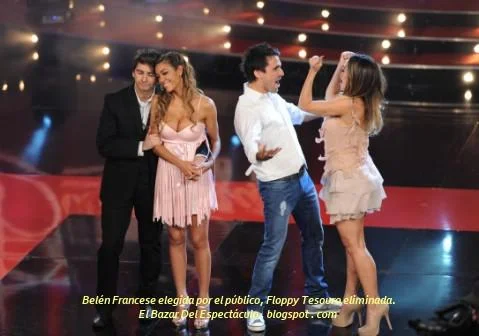 Belén Francese elegida por el público, Floppy Tesouro eliminada..JPG