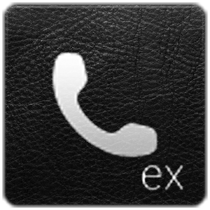 Dialer Leather Black theme