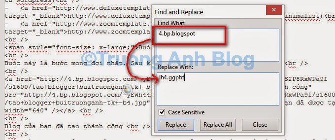 thay toàn bộ bằng lh4.ggpht thay hàng loạt link ảnh