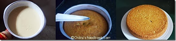 eggless sponge cake recipe step by step