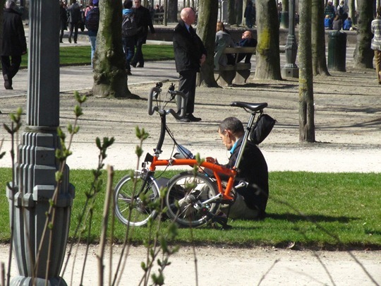 Bicycle in Brussels, Belgium