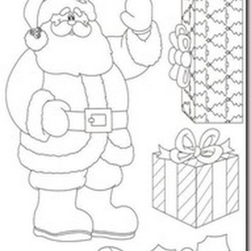 Dibujos Santa Claus para colorear