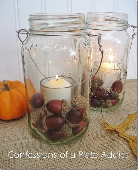 CONFESSIONS OF APLATE ADDICT Fall Mason Jar Candles