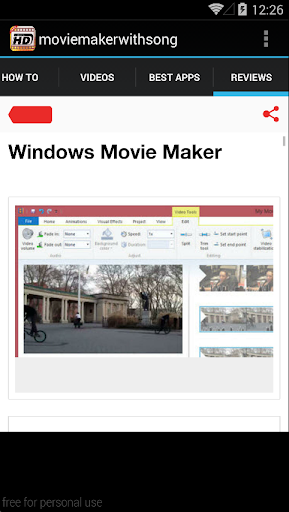 【免費娛樂App】Movie Maker with Music-APP點子