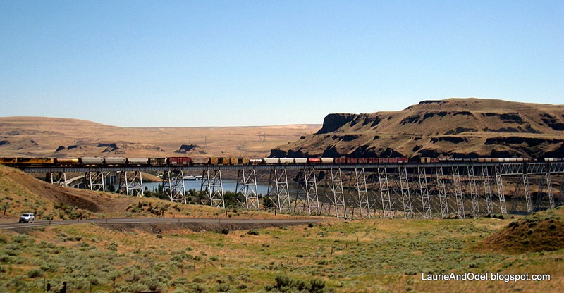 Train over the Snake River