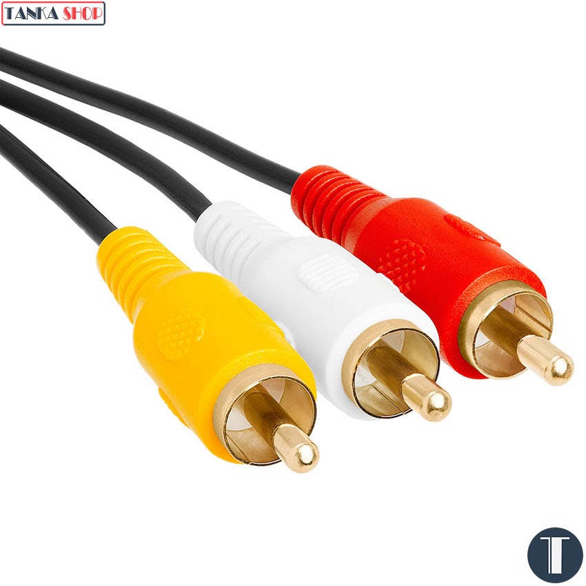Cáp chuyển 3.5mm sang AV Cáp chuyển 3.5mm sang 3 RCA