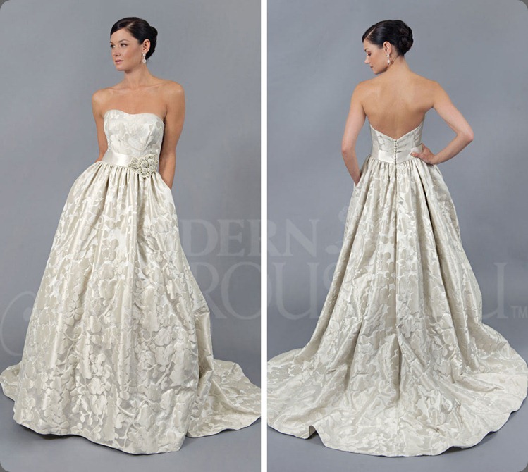 wedding dress modern troudeauregan