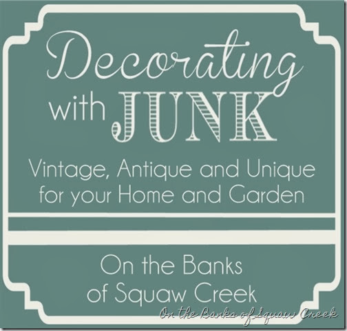 decorating with junk and vintage