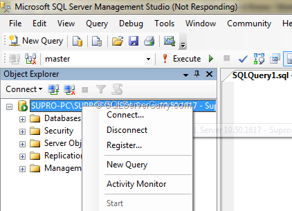 Activity Monitor in SQL Server
