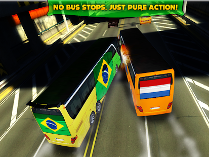 Soccer Team Bus Battle Brazil