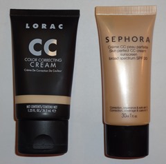 LORAC CC Cream and SEPHORA CC Cream