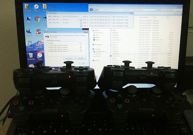 Sử dụng tay chơi PS3 trên PC SCP Driver dùng tay PS3 fake trên máy tính