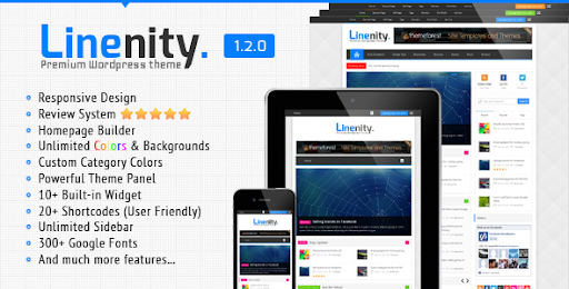 Linenity - Clean Responsive Wordpress Magazine - News / Editorial Blog / Magazine