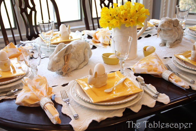 Fabulous Spring Tables - a Guest Post by The Tablescaper at The Everyday Home #spring #tablescape #dishes