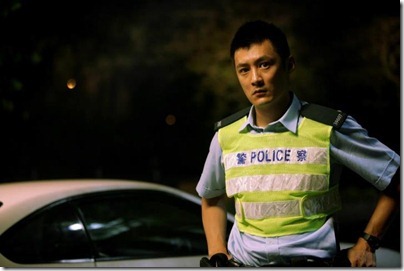 Shawn Yue as the cop, Motorway