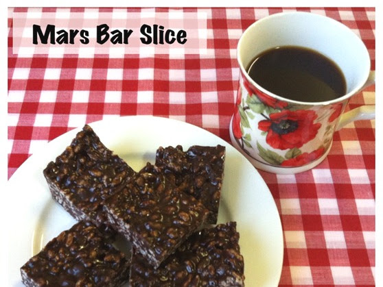 {Recipe} Dark Mars Bar Slice