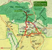 Trail of the Mountain Spirits Scenic Byway Map